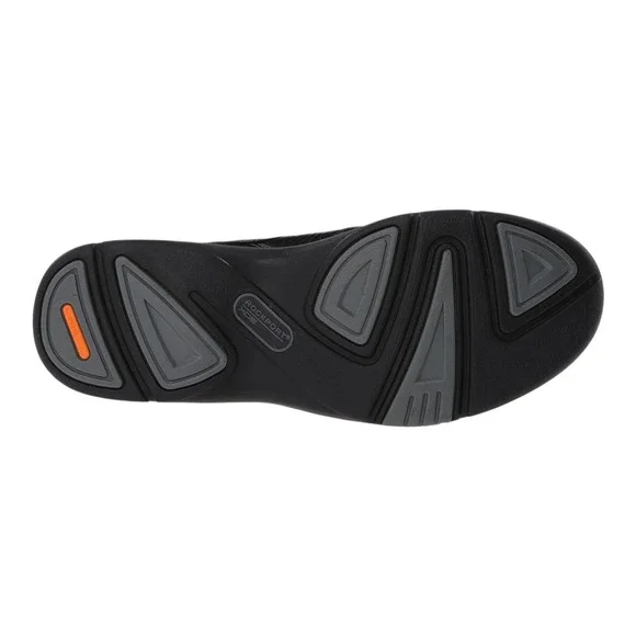 Rockport Eberdon Black Leather Slip On Loafer Shoes Men 13W - Picture 4 of 11